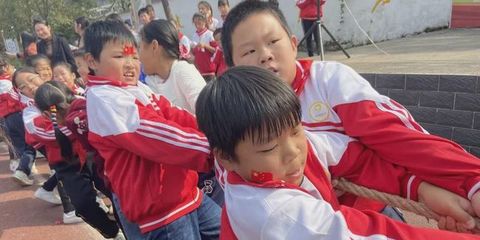 新县启福小学举行2021年秋季运动会