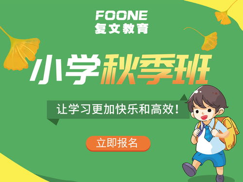 上海 小学秋季精品体验课价格 小学辅导哪家好 上海复文教育 淘学培训