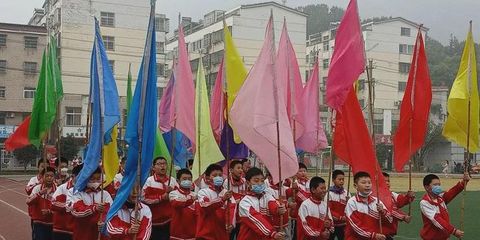 阳光体育 快乐成长——新县启福小学2021年秋季运动会圆满举行